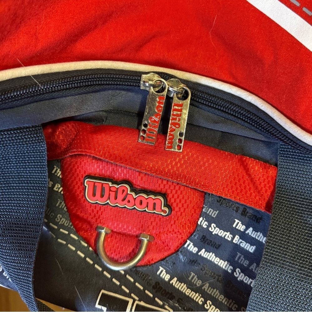 Wilson Red and Black Athletic Bag - Picture 5 of 6